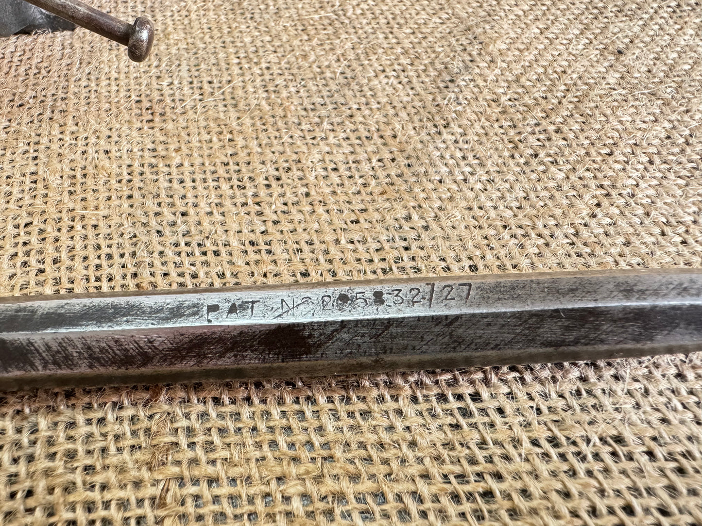 Vintage 6” Stonemasons Chisel with Replaceable Tip