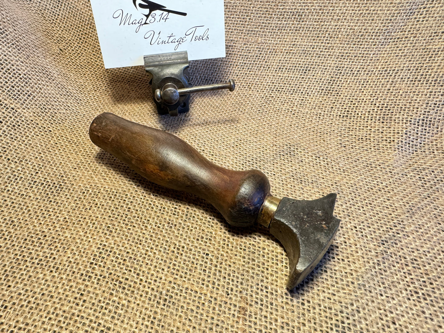 Vintage Leather Workers Smoothing Iron