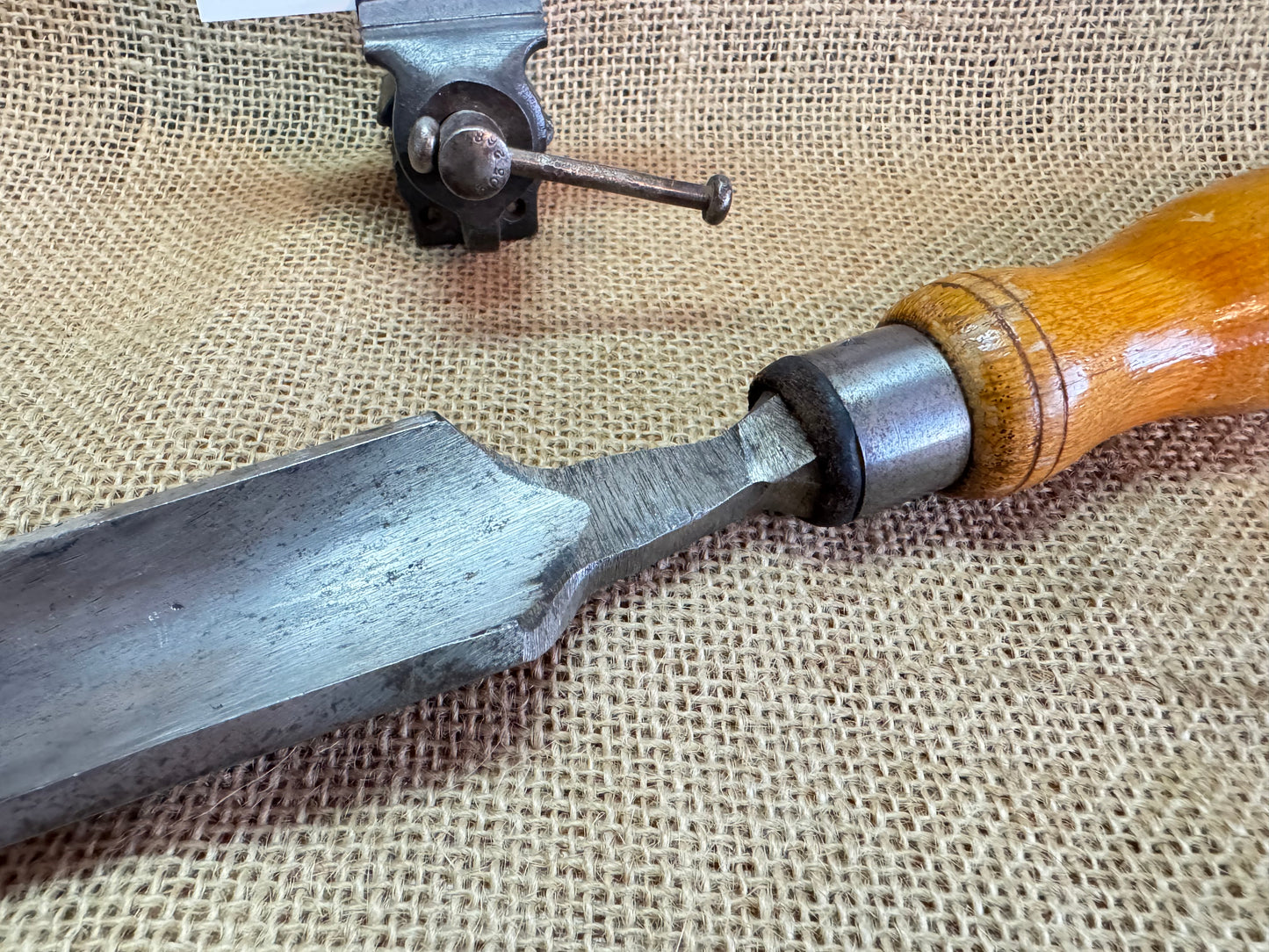 Vintage Wilkinson 1 1/4” Gouge Chisel with Military Broadarrow