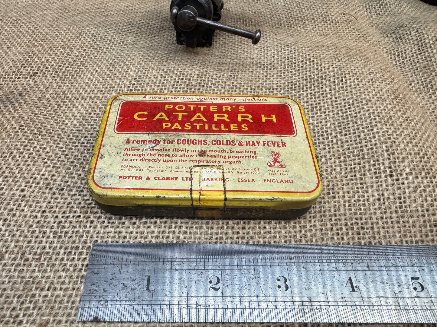 Potter's Catarrh Pastilles Tin