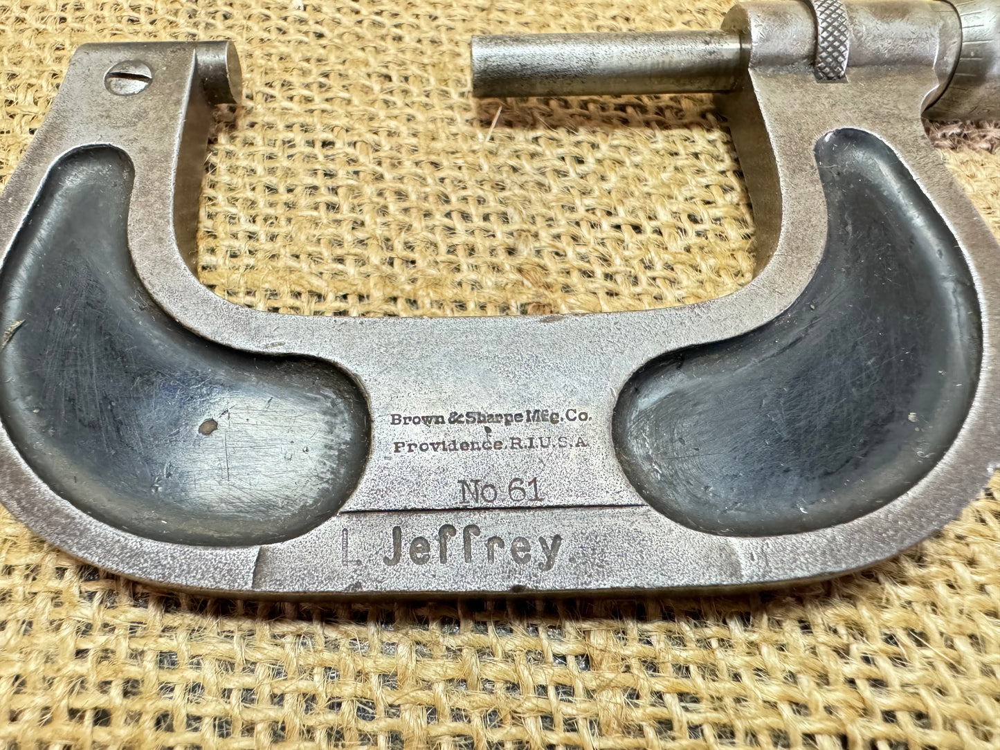 Brown & Sharpe No 61 1” - 2” Micrometer