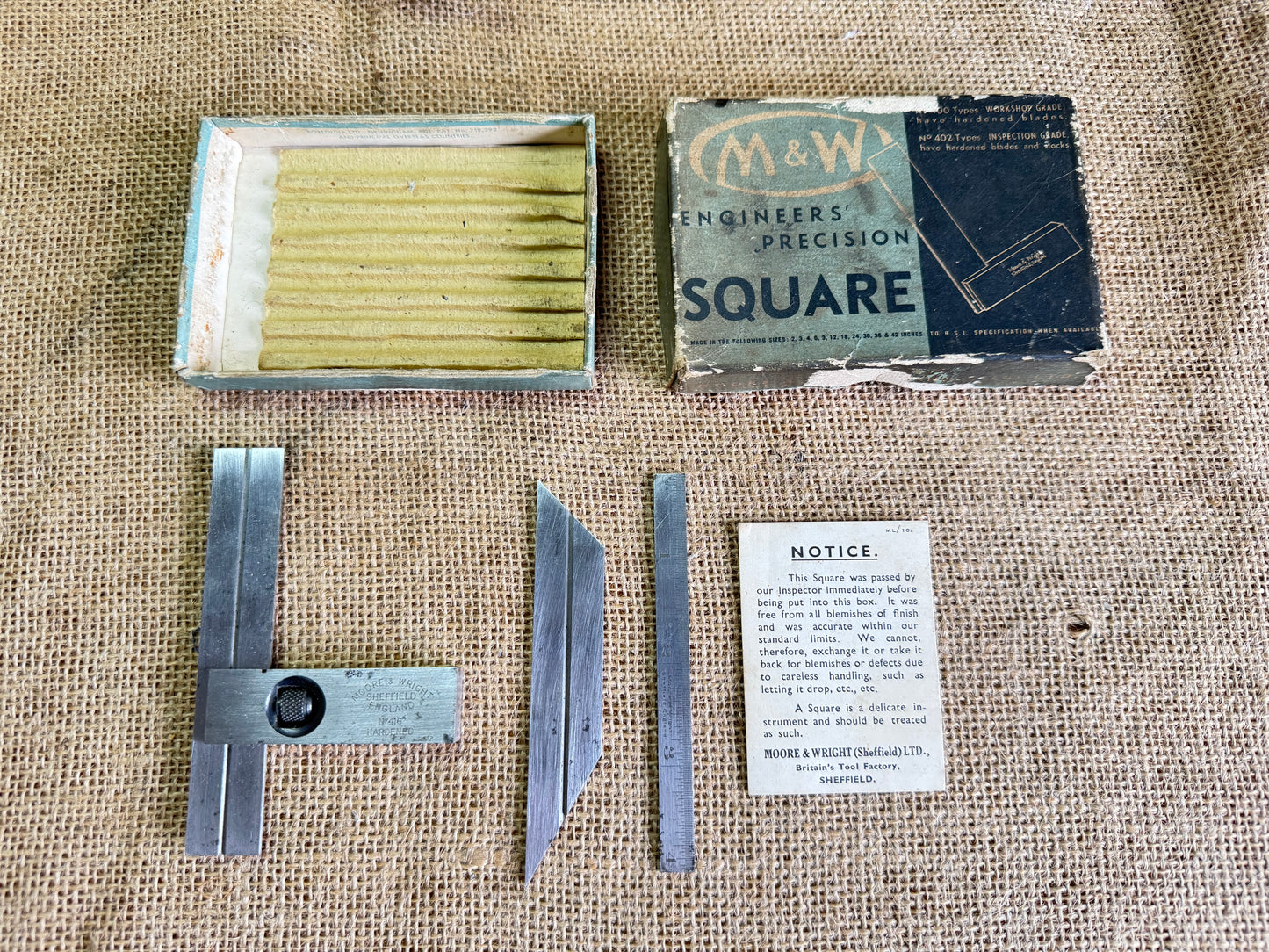 Moore & Wright No 416 Adjustable Square