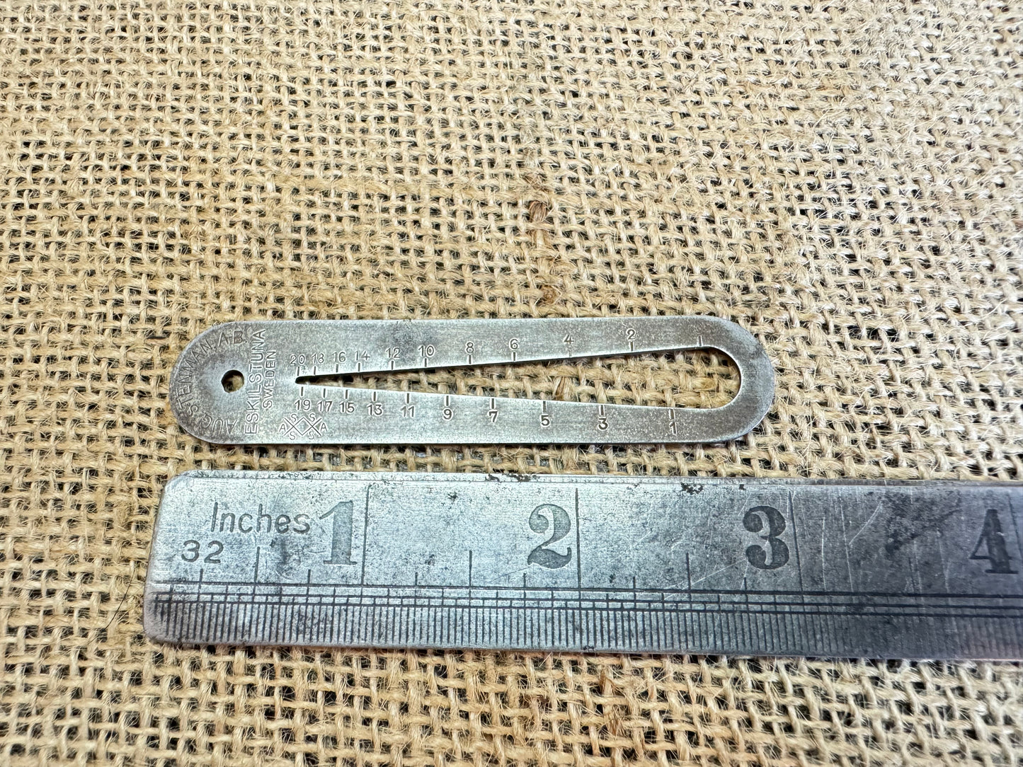 Rare Vintage August Stenman Screw Gauge