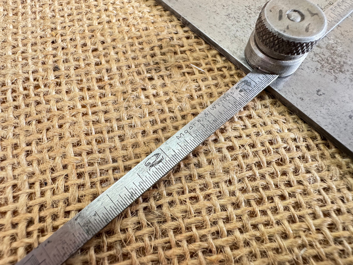 Moore & Wright No 45 Protractor / Depth Gauge