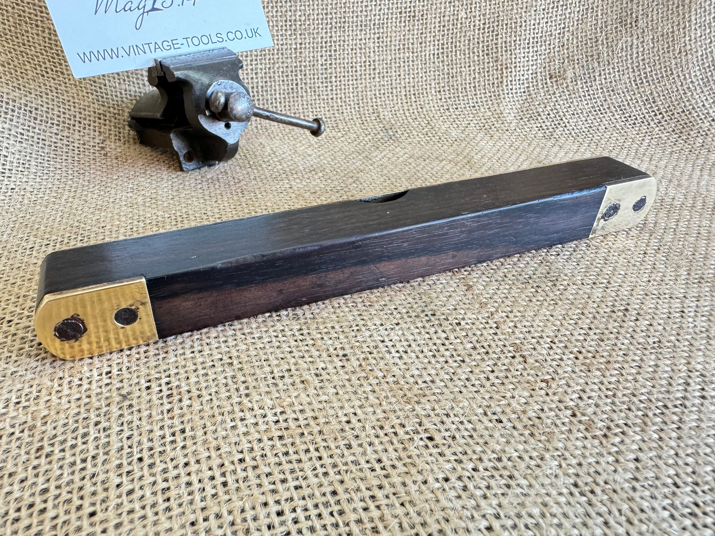J Rabone & Sons Brass and Hardwood 8” Level