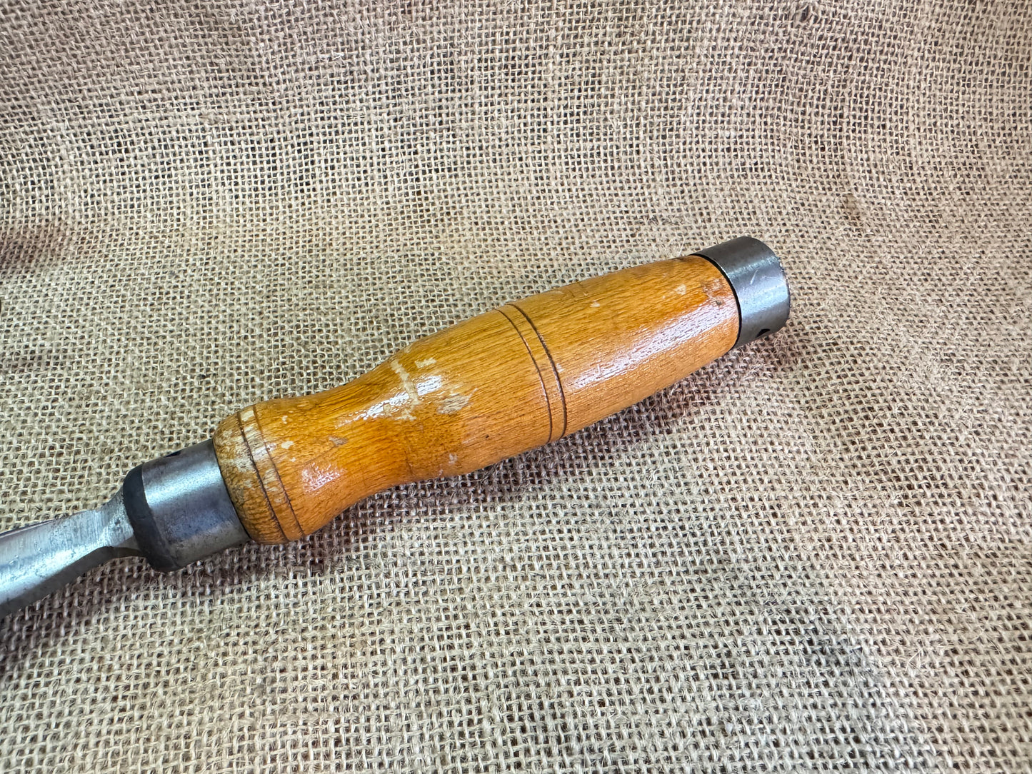 Vintage Wilkinson 1 1/4” Gouge Chisel with Military Broadarrow