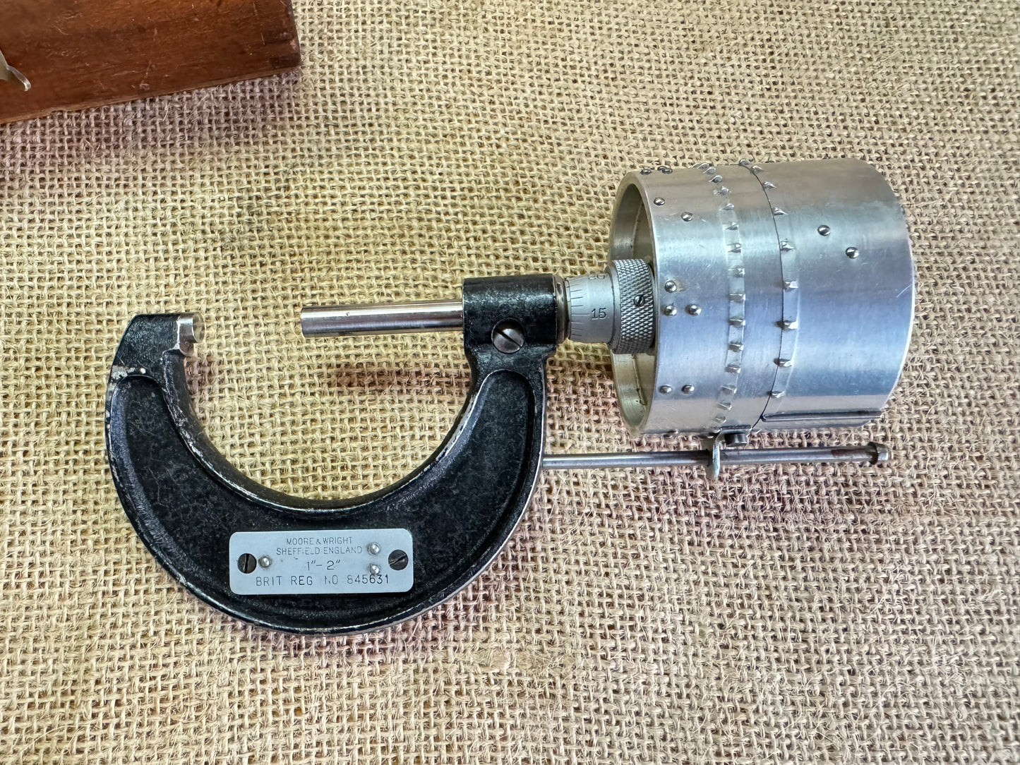 Moore & Wright 1” - 2” Braille Micrometer