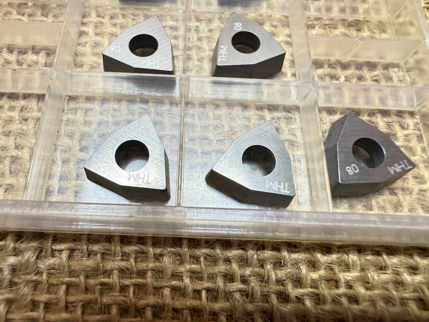 Widia THM WCMT 06T308 Carbide Inserts x 9