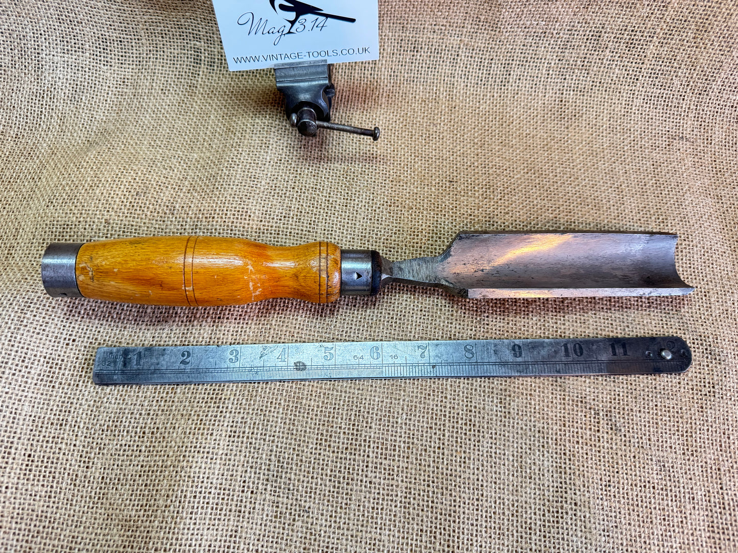 Vintage Wilkinson 1 1/4” Gouge Chisel with Military Broadarrow