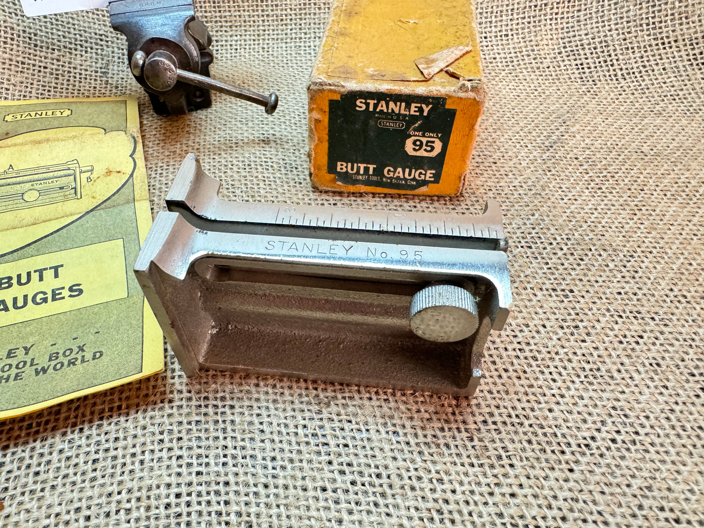 Stanley No 95 Butt Gauge with Original Box & Instructions