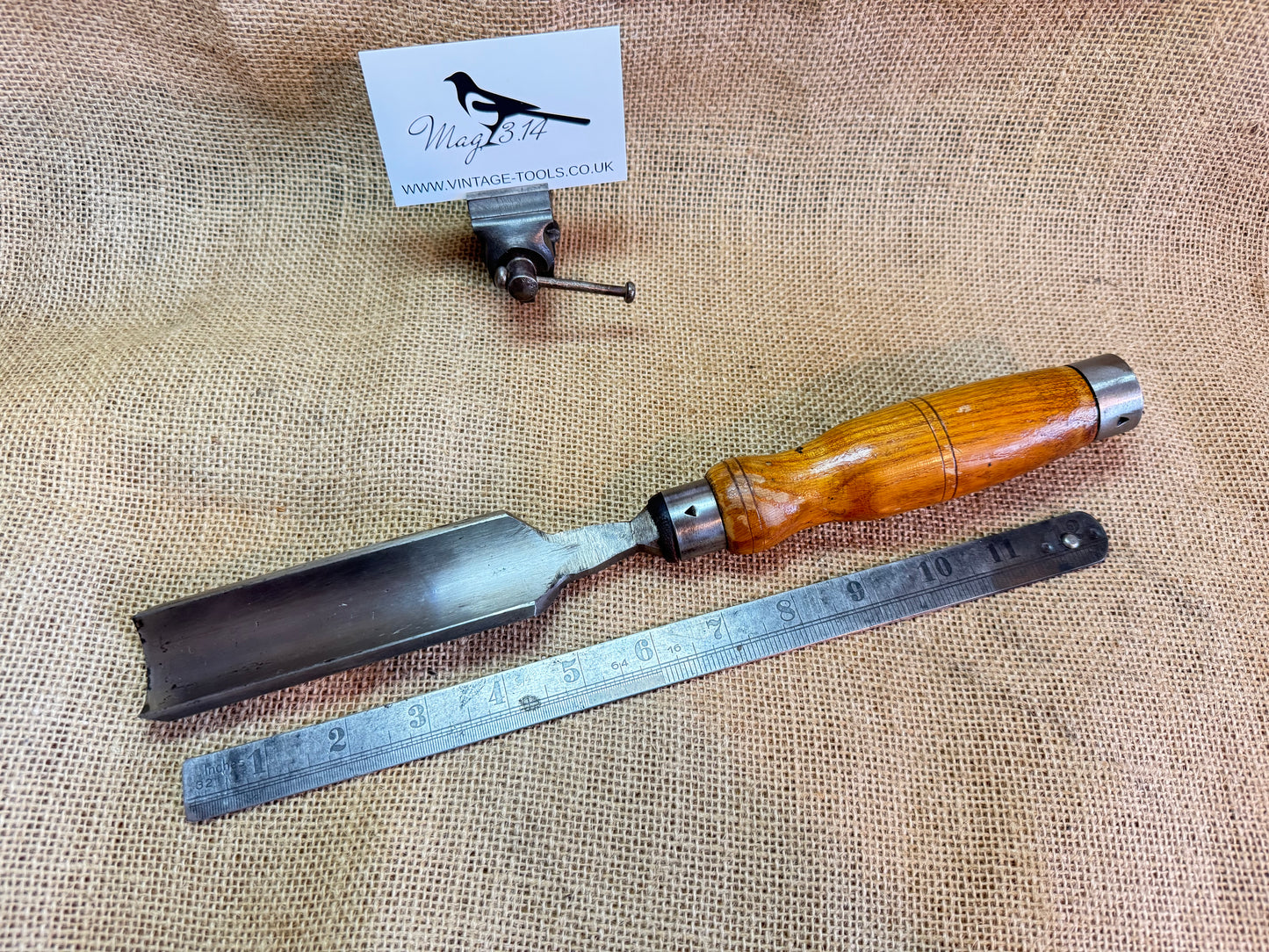Vintage Wilkinson 1 1/4” Gouge Chisel with Military Broadarrow