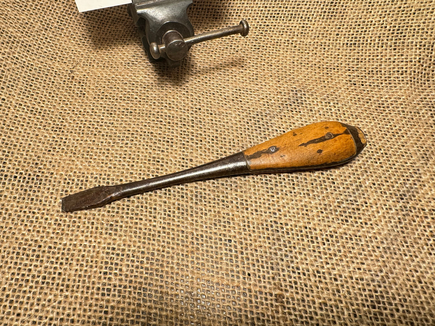 6” Vintage Perfect Pattern Handle Screwdriver / Turnscrew