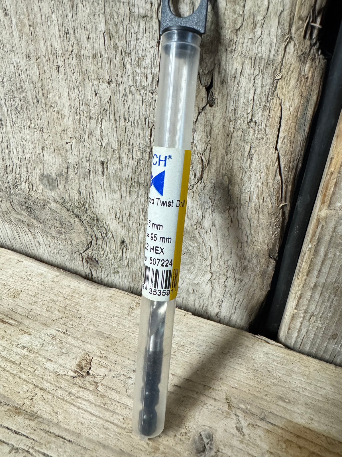Fisch 6mm HSS Wood Twist Drill QCS Hex 507224