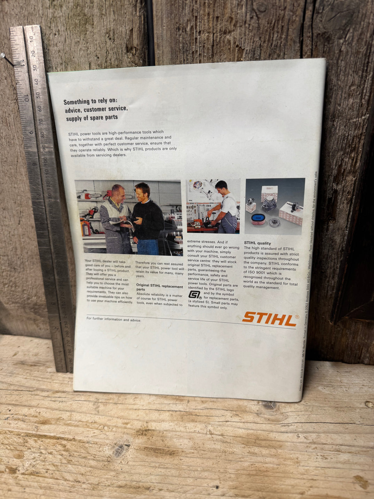 Stihl Catalogue 2002