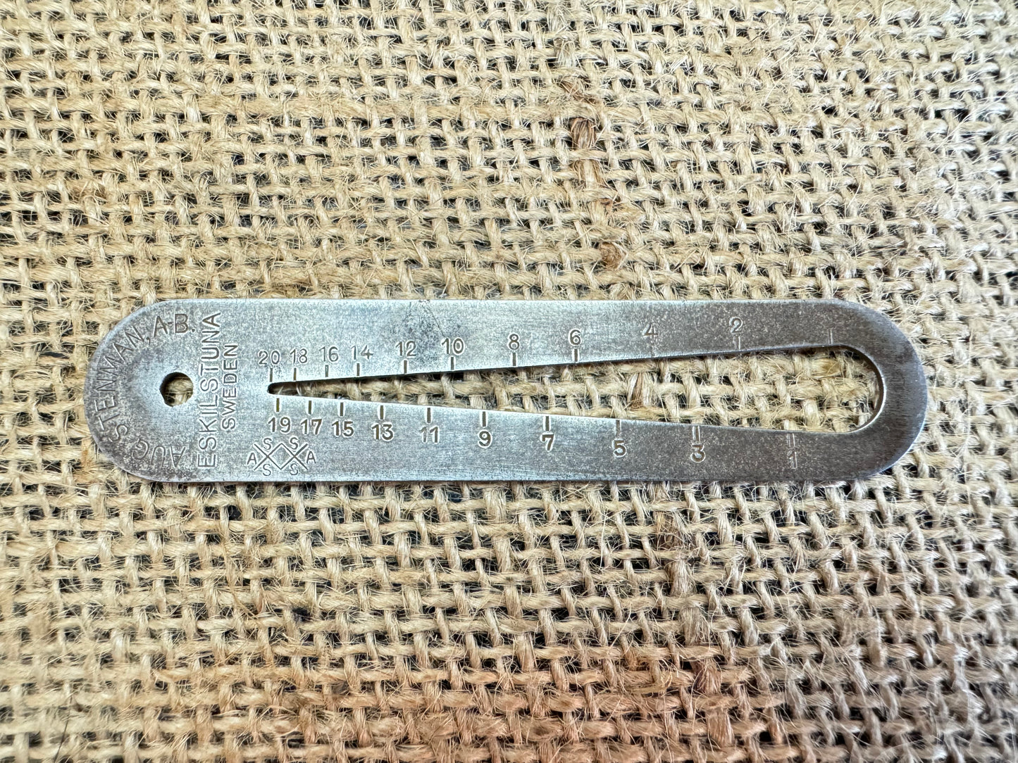 Rare Vintage August Stenman Screw Gauge