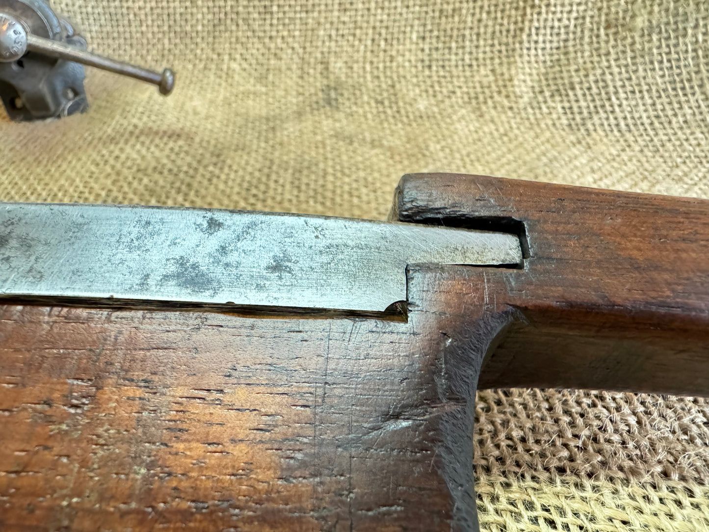 Vintage Wooden Body Spoke Shave 3.5” Iron