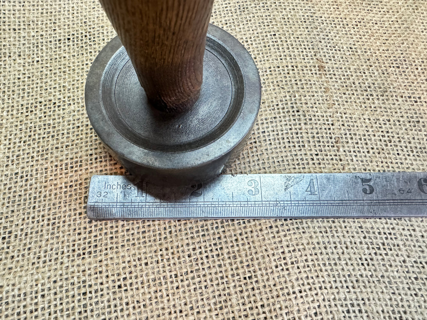 Mystery wooden Handle Vintage Tool Pulley / Roller / Hammer