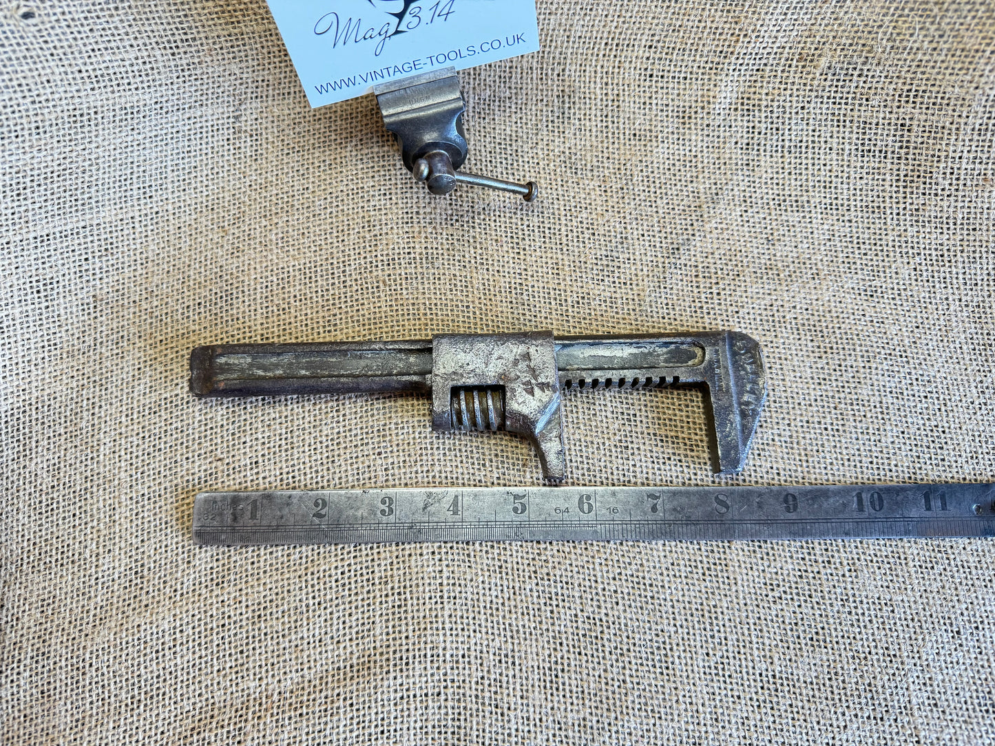 Vintage Shelley 8.5” Adjustable Wrench