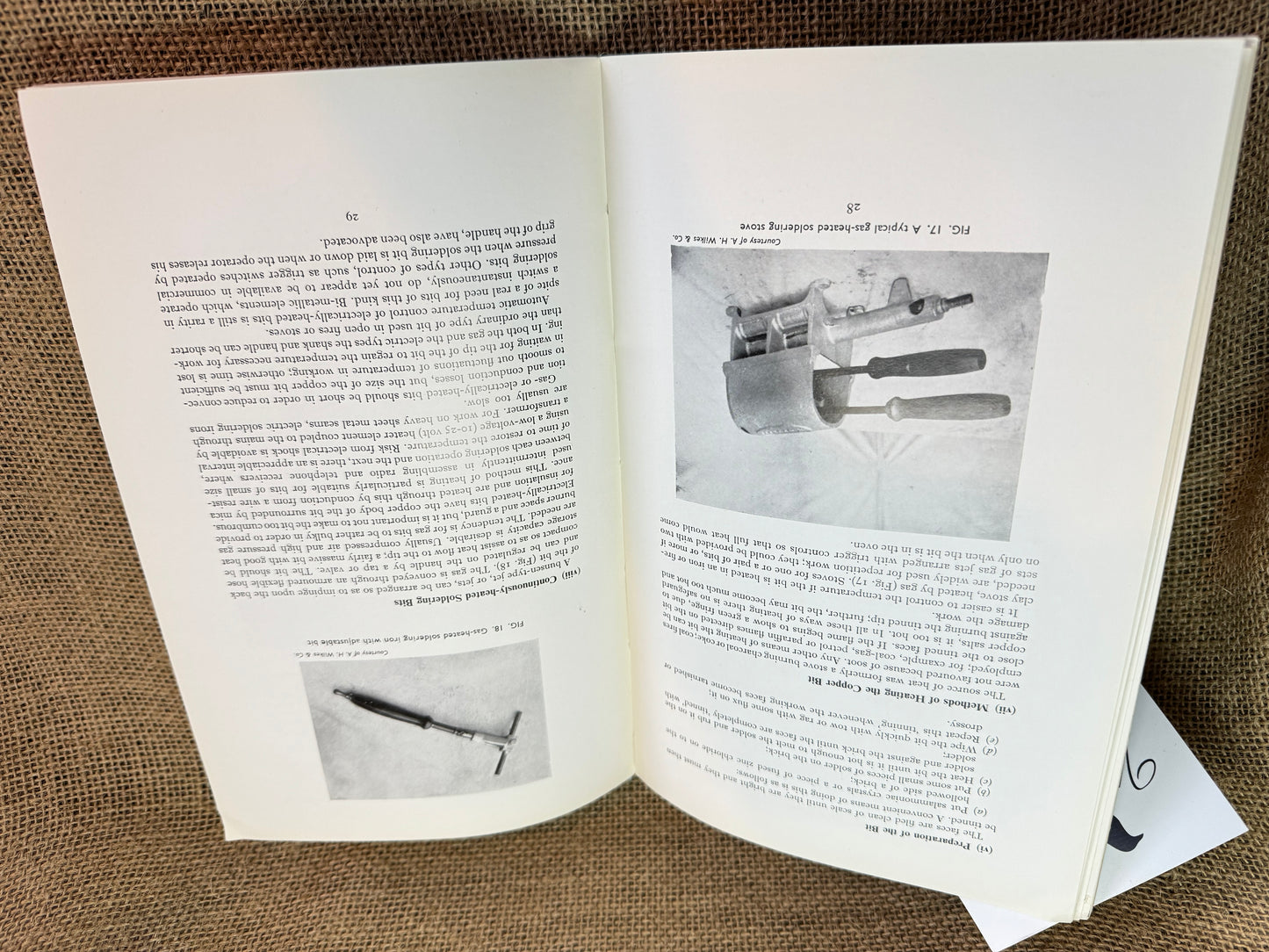 1956 Notes on Soldering by WR Lewis / Tin Research Institute