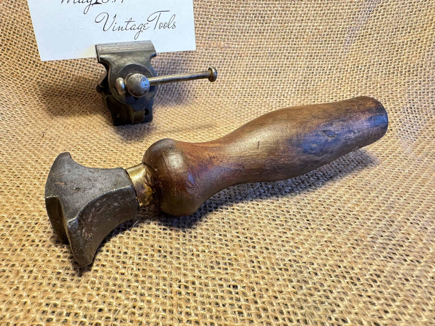 Vintage Leather Workers Smoothing Iron