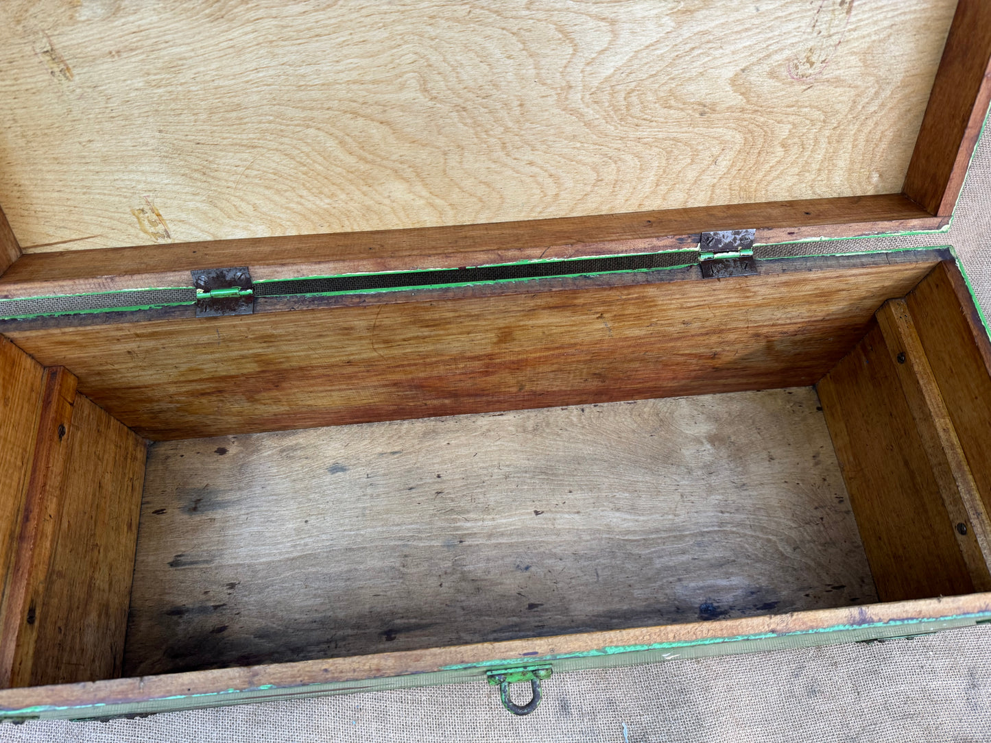 Vintage Pinewood Tool Chest
