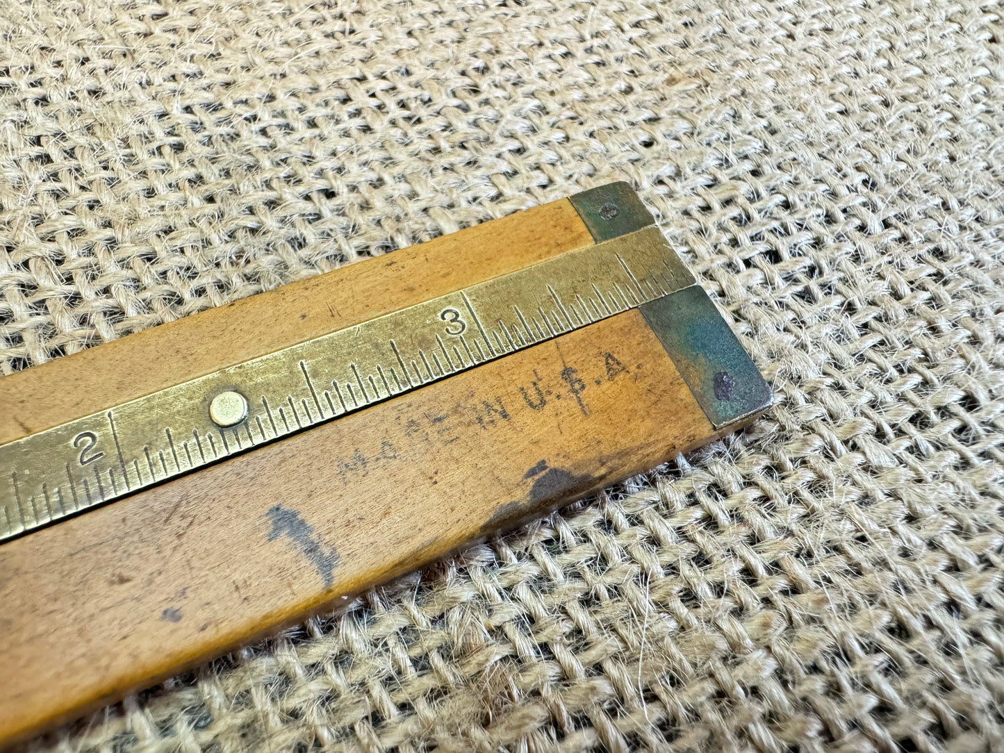 Stanley No 136 Boxwood & Brass 3 1/2” Caliper Gauge