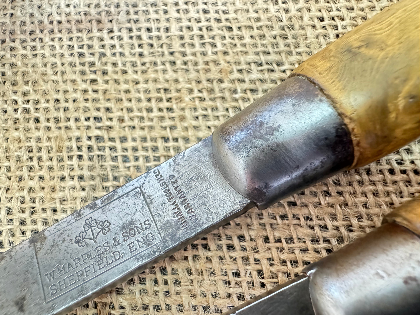 Pair of Vintage WM Marples Shamrock Skidproof Flat Head Screwdrivers