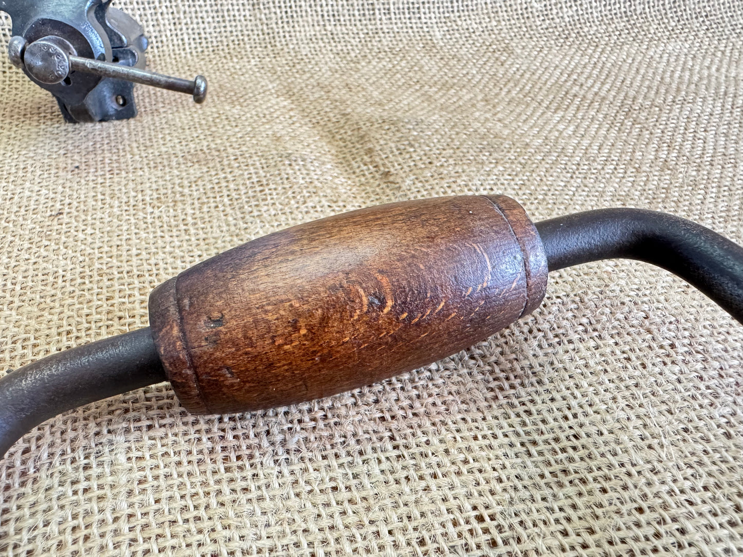 Antique Wooden Handled Drill Brace