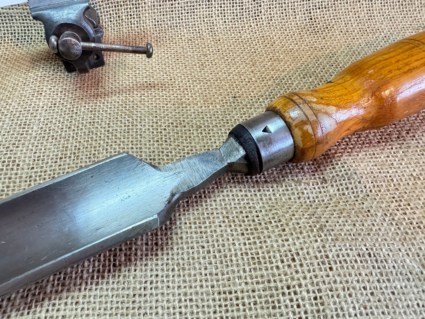 Vintage Wilkinson 1 1/4” Gouge Chisel with Military Broadarrow