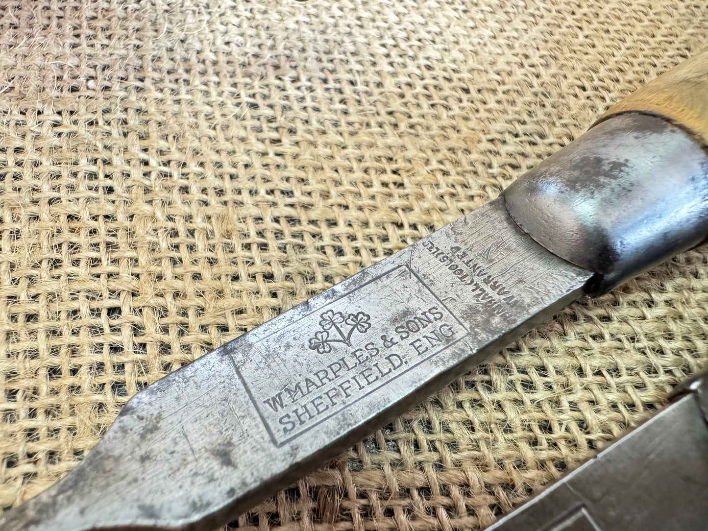 Pair of Vintage WM Marples Shamrock Skidproof Flat Head Screwdrivers
