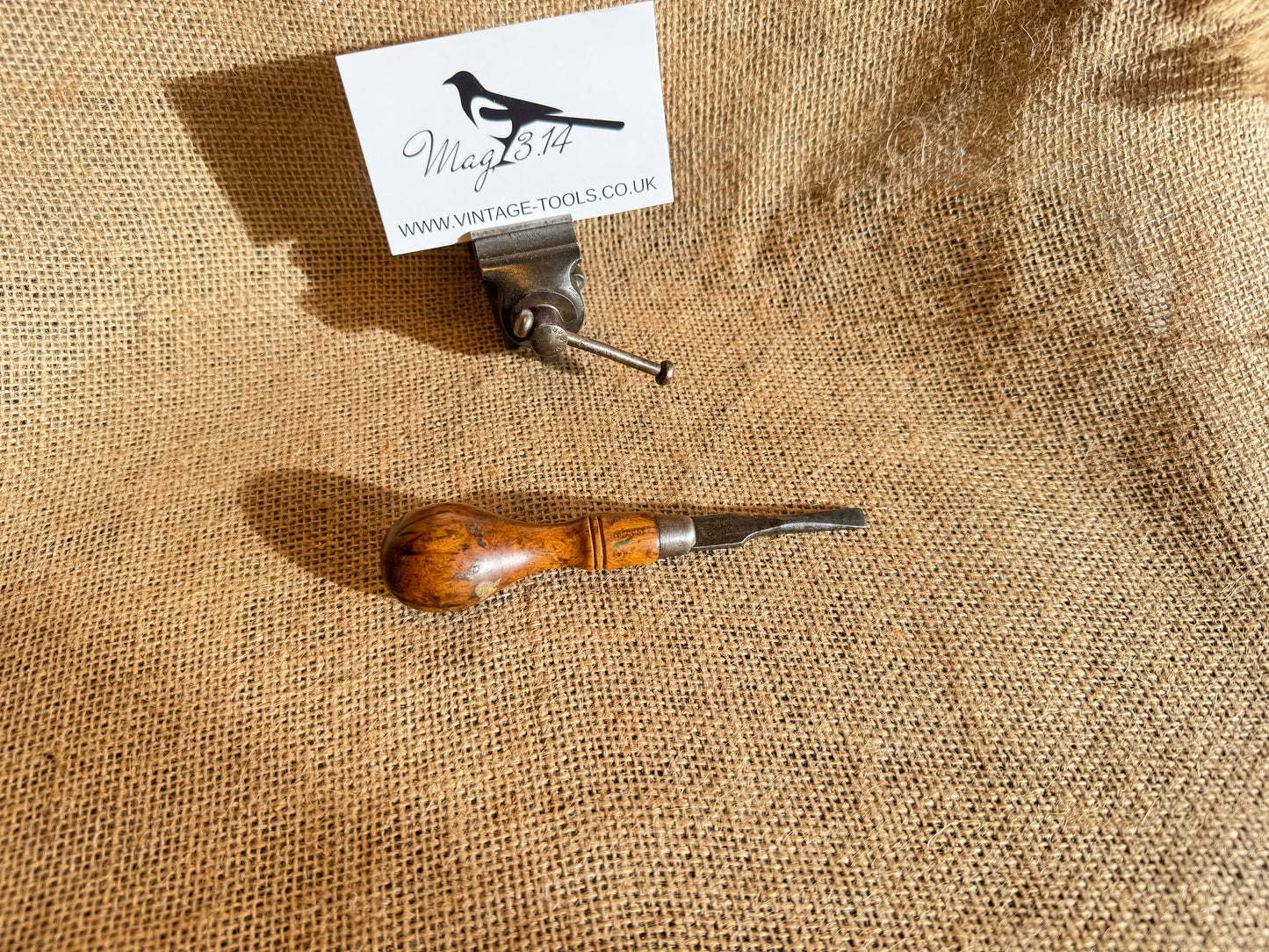 I Sorby Wallnut Handle Flathead Screwdriver