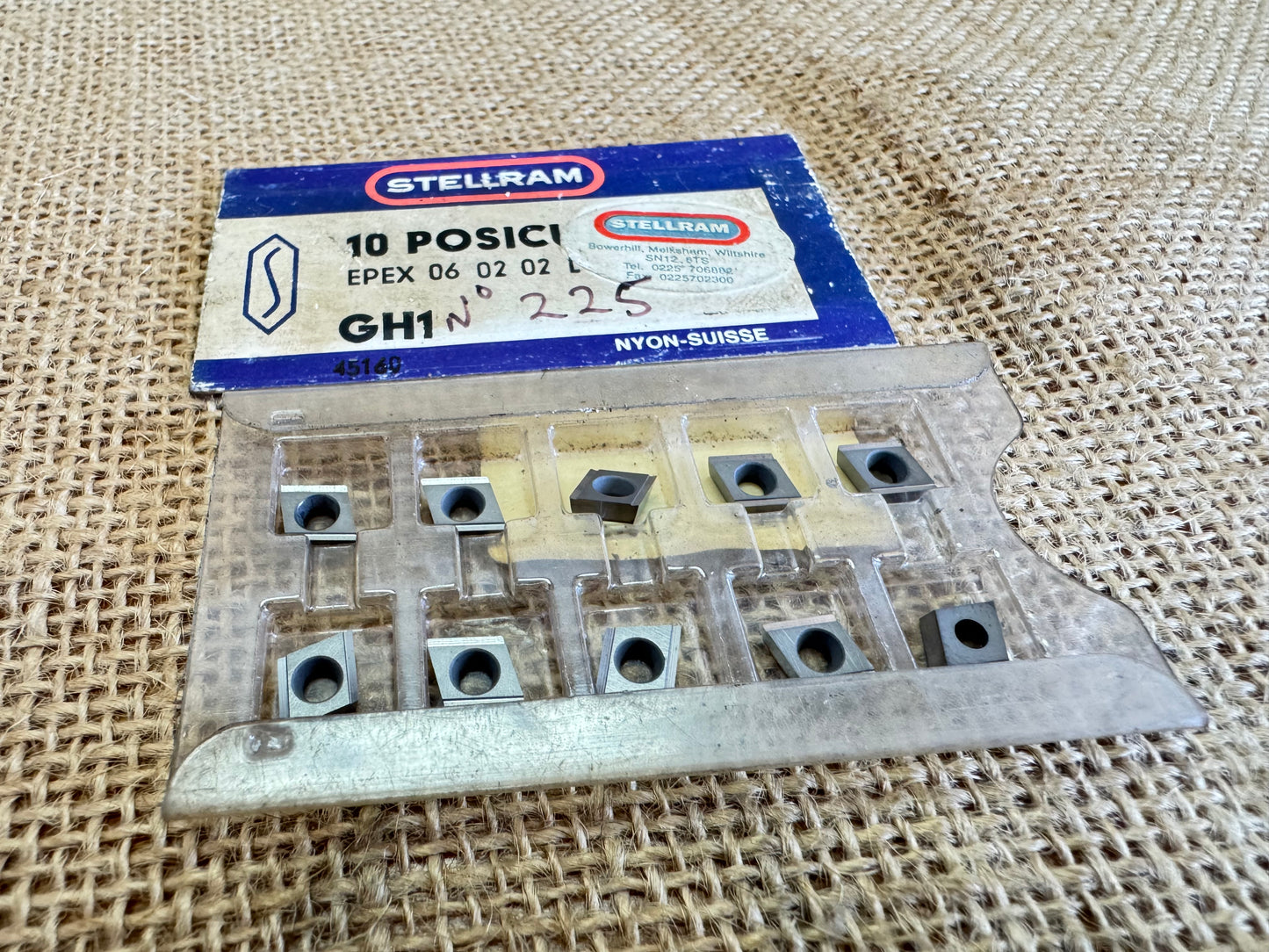 Stellram EPEX 060202 L GH 1 Carbide Inserts