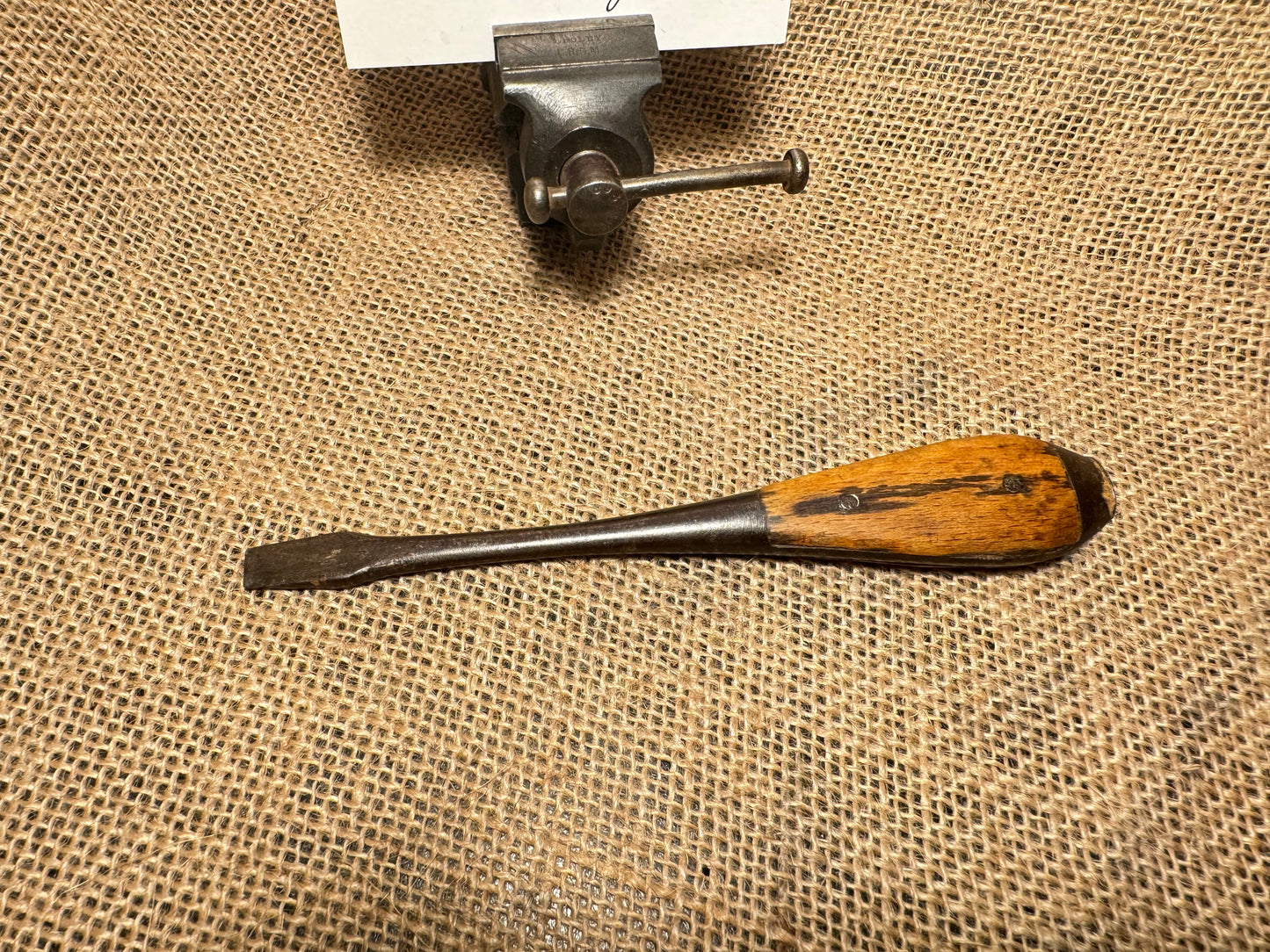 6” Vintage Perfect Pattern Handle Screwdriver / Turnscrew