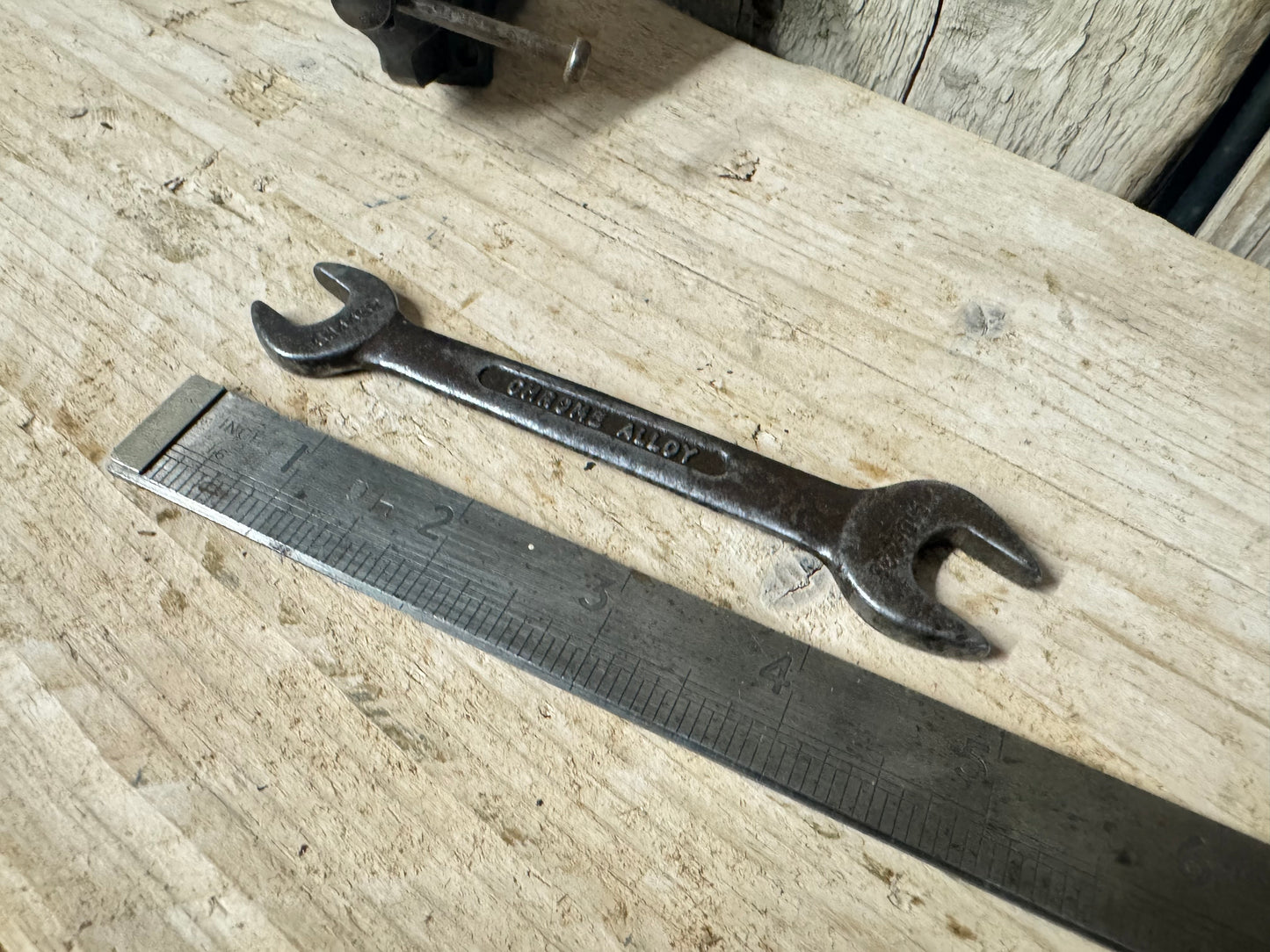 Britool Imperial Open Combination Spanner With Military Broad Arrow