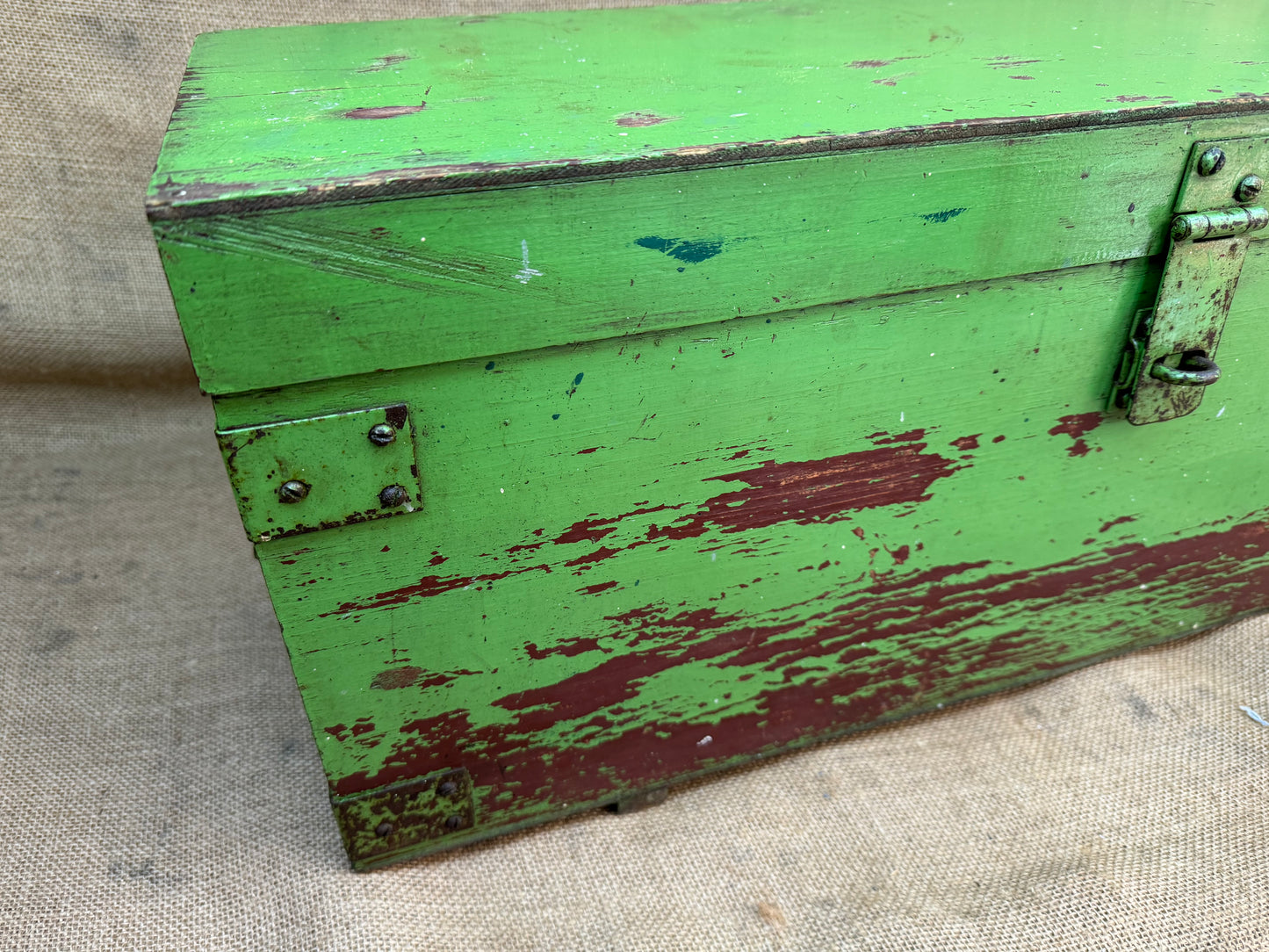 Vintage Pinewood Tool Chest