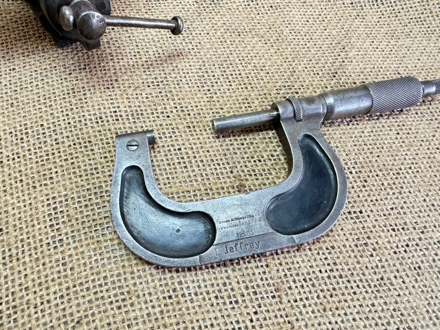Brown & Sharpe No 61 1” - 2” Micrometer