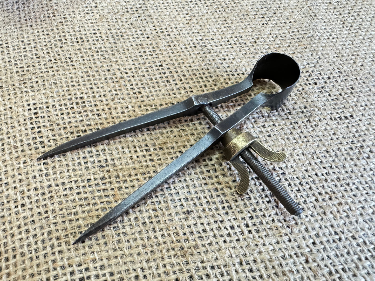 Antique 3 1/2” Engineers Compass Dividers with No Makers Mark