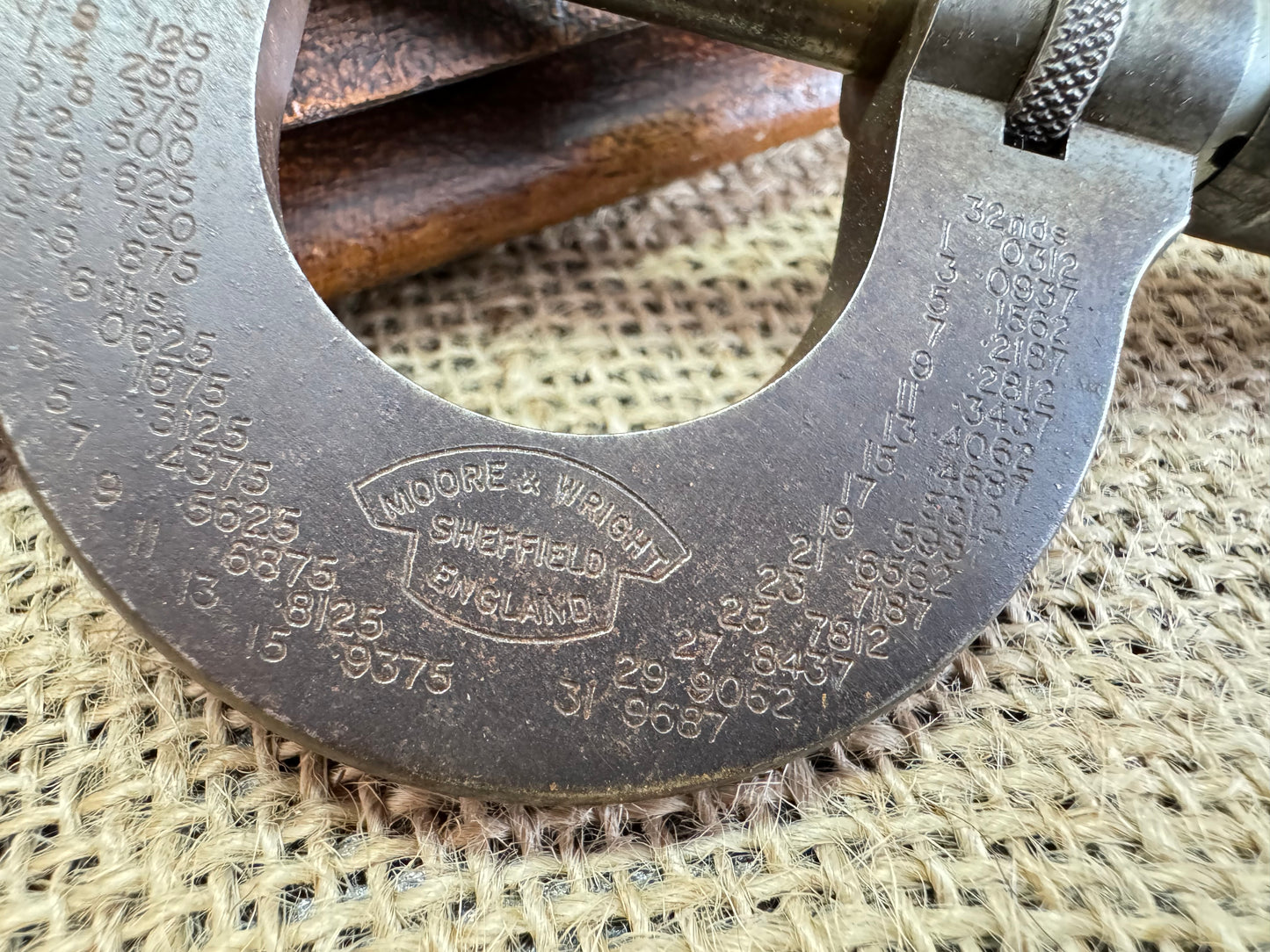 Moore & Wright No 961 Micrometer with original case.