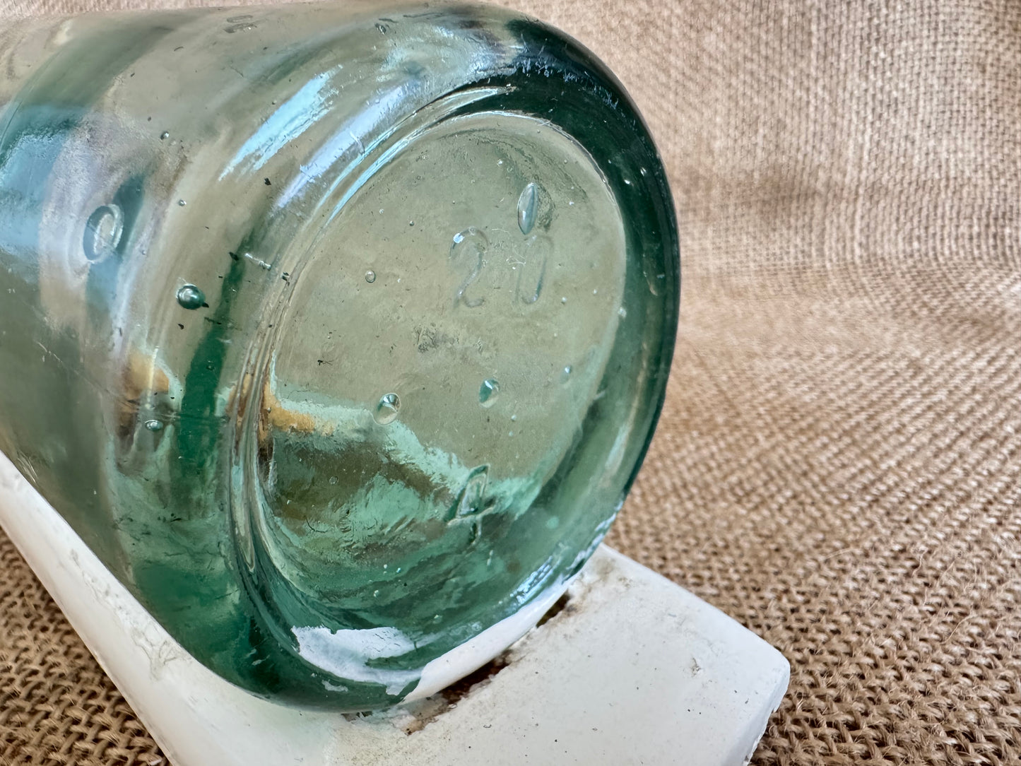 Antique 3 Mast Sailing Ship In A Bottle