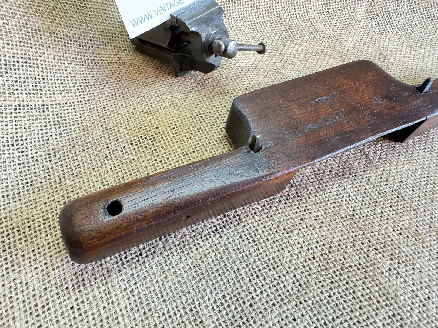 Vintage Wooden Body Spoke Shave 3.5” Iron