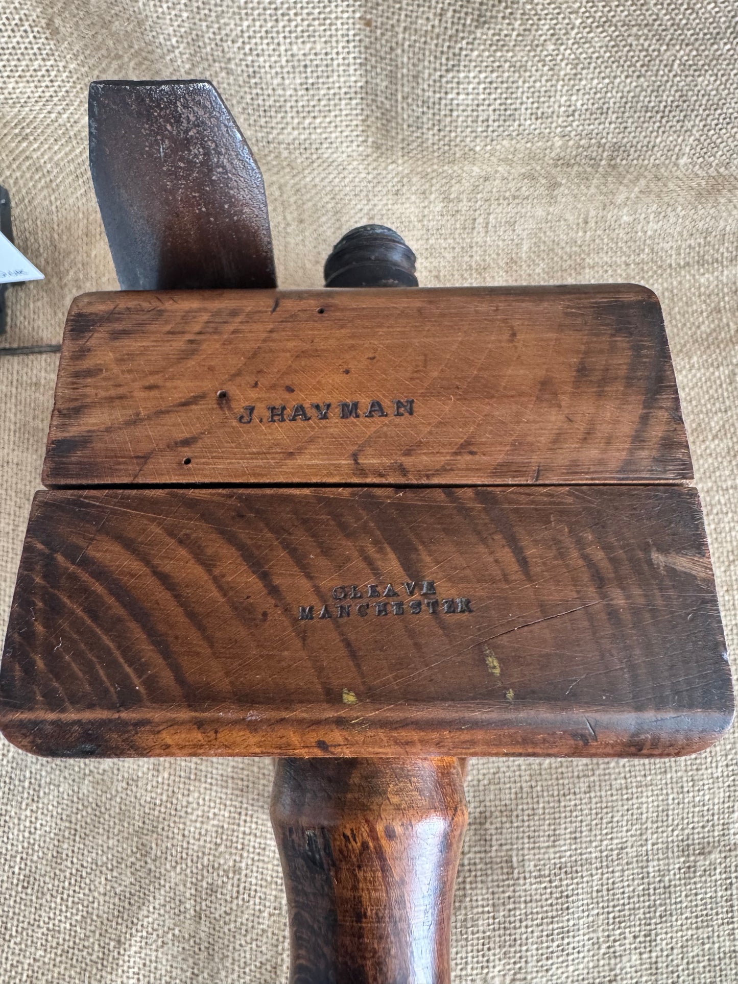 Very Rare Gleave of Manchester Twin Iron Stail Engine / Rounding Plane