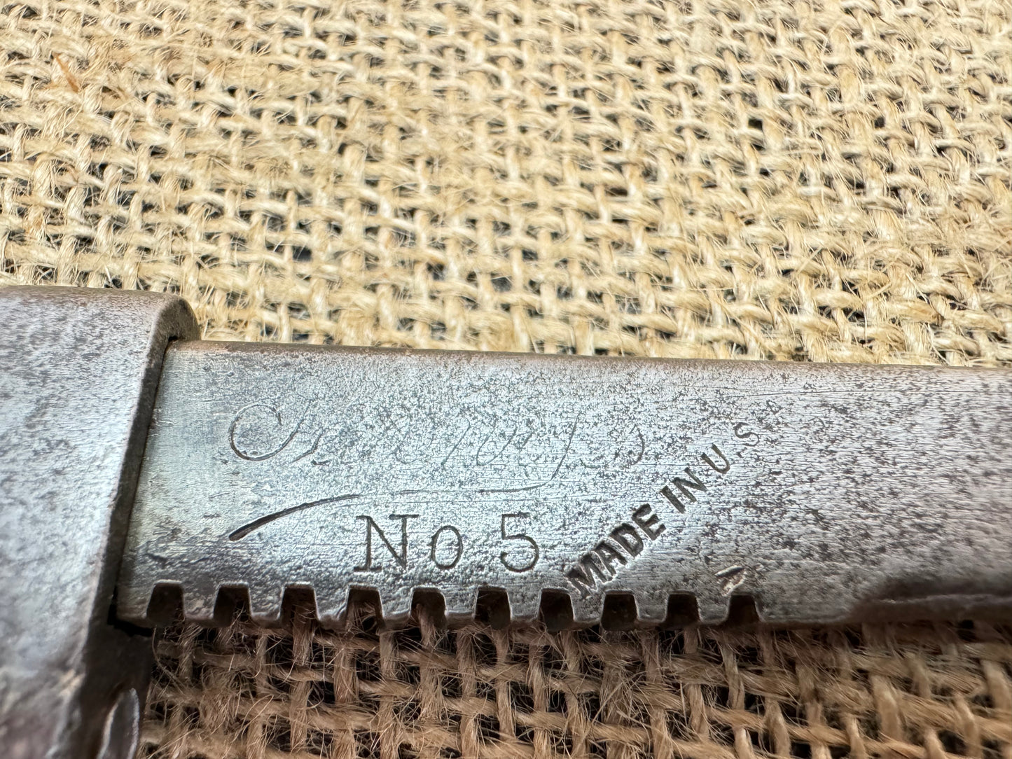 Vintage 6” Adjustable Wrench No 5