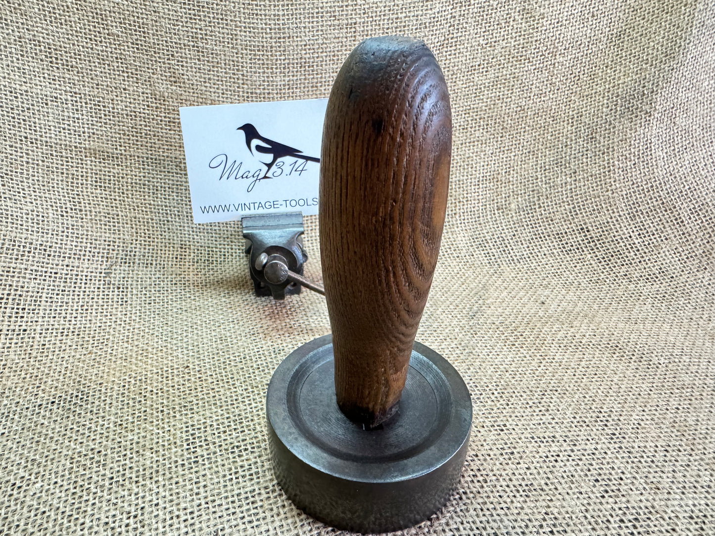 Mystery wooden Handle Vintage Tool Pulley / Roller / Hammer