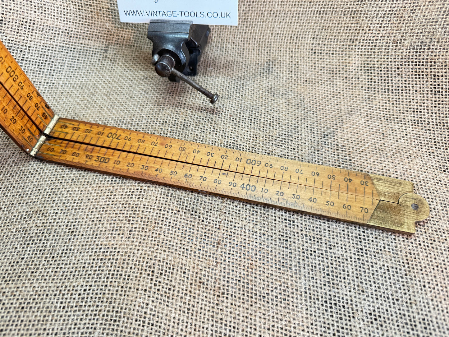 Rabone Chesterman No 1162 1m / 1yrd Boxwood Folding Rule