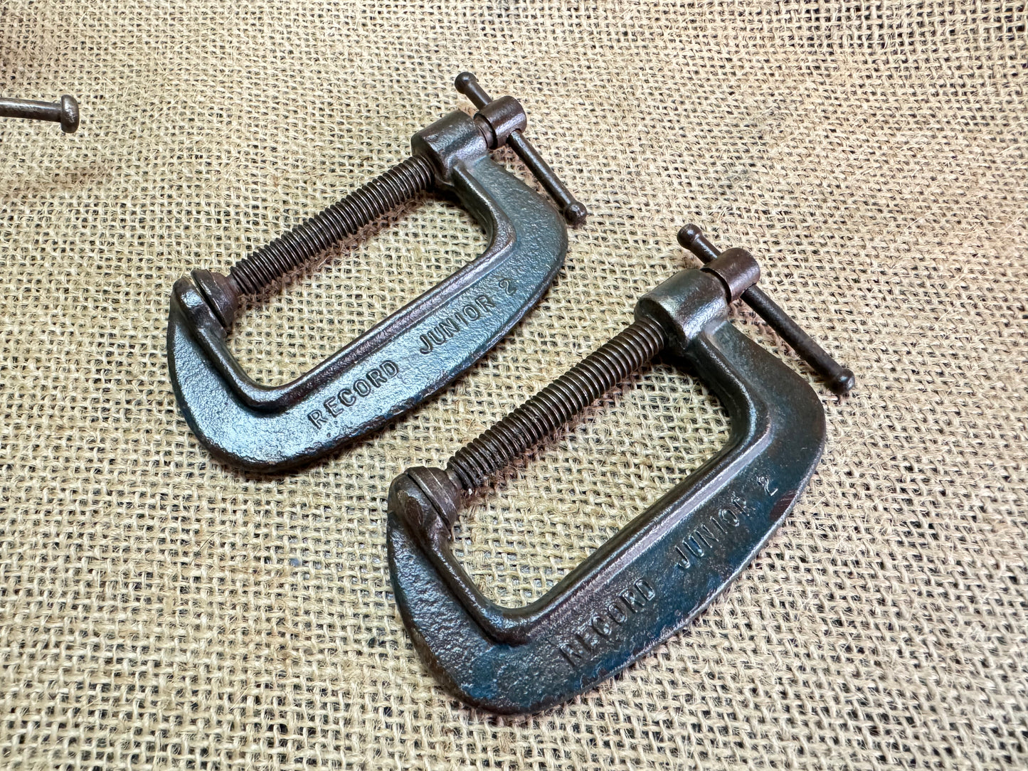 Record 2” Junior G Clamps x2