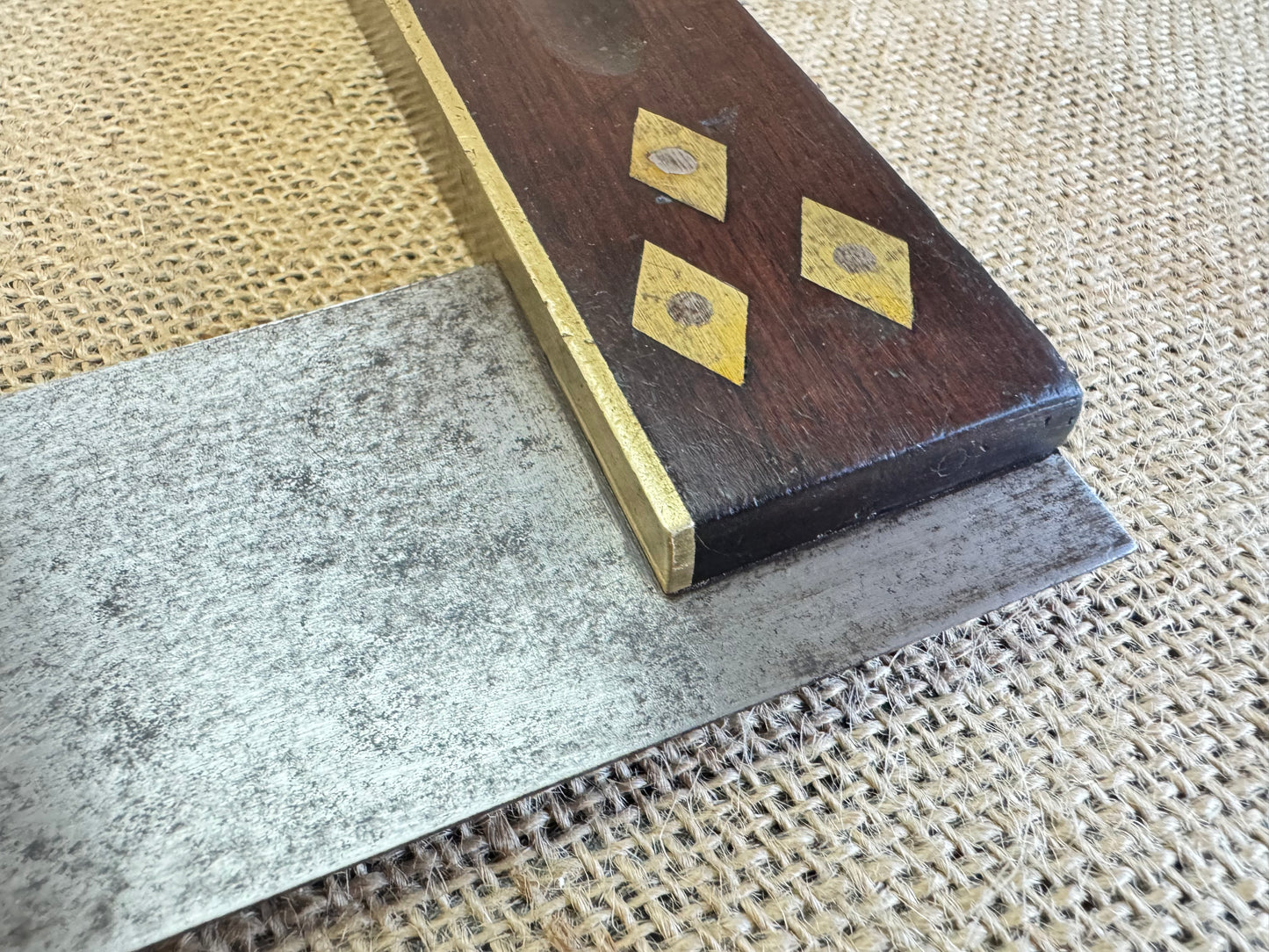 Marples 6” Brass & Rosewood Square