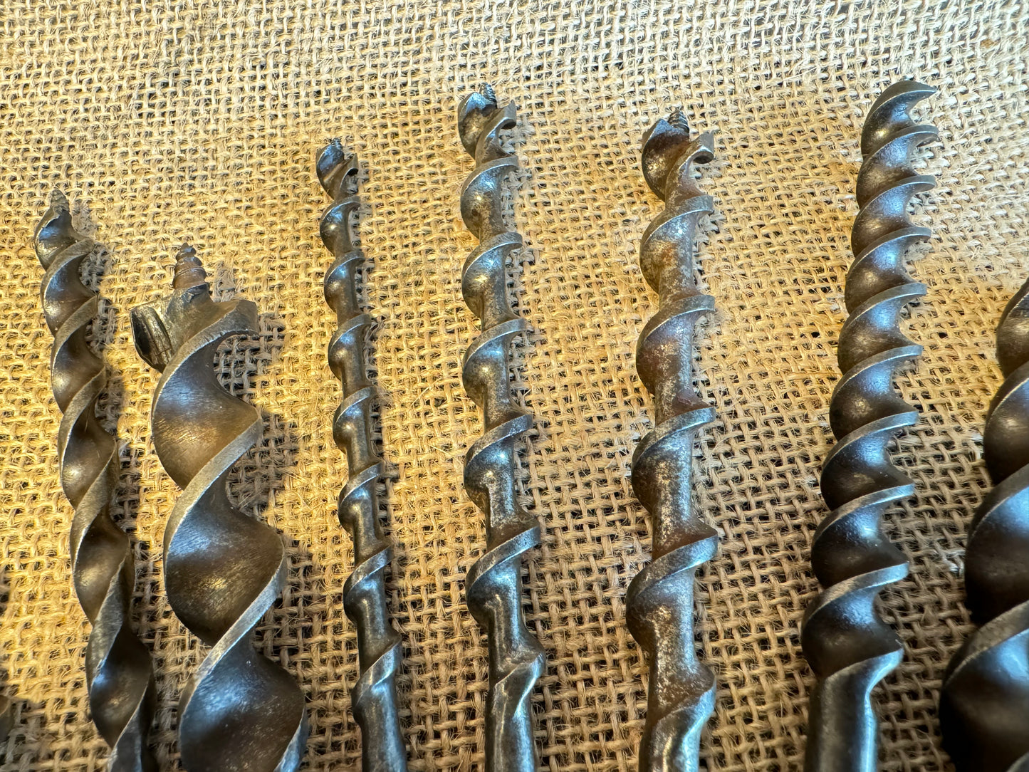 Selection of Drill Brace Auger Bits - 16 in total