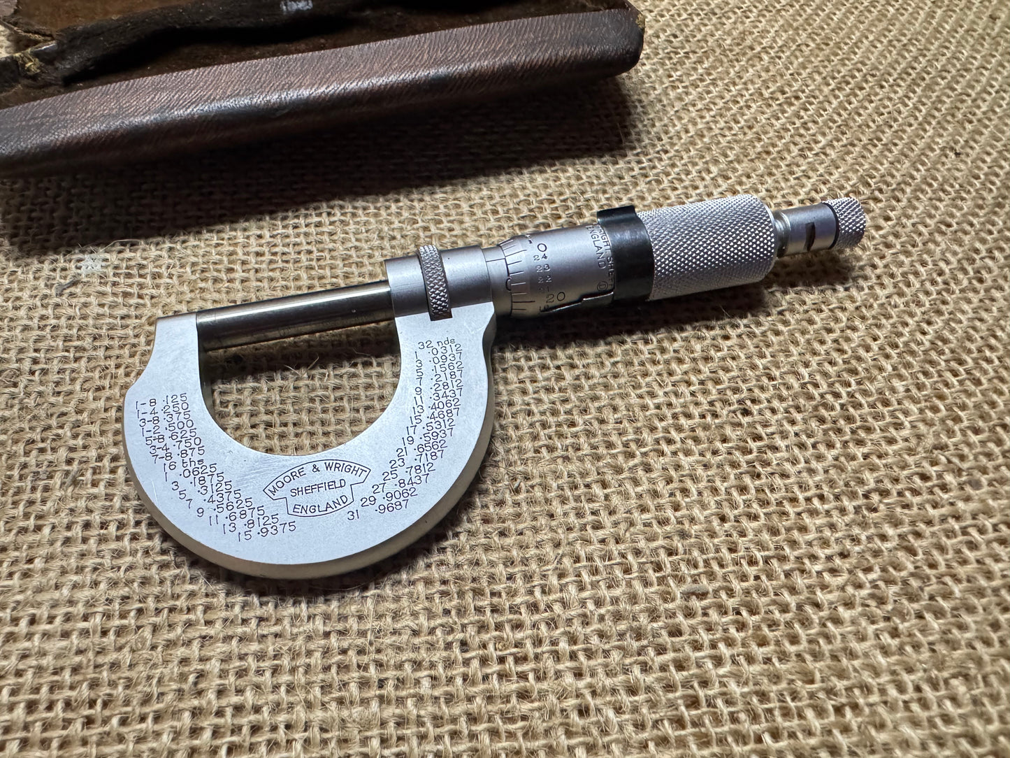 Moore & Wright No 961 0-1” Micrometer