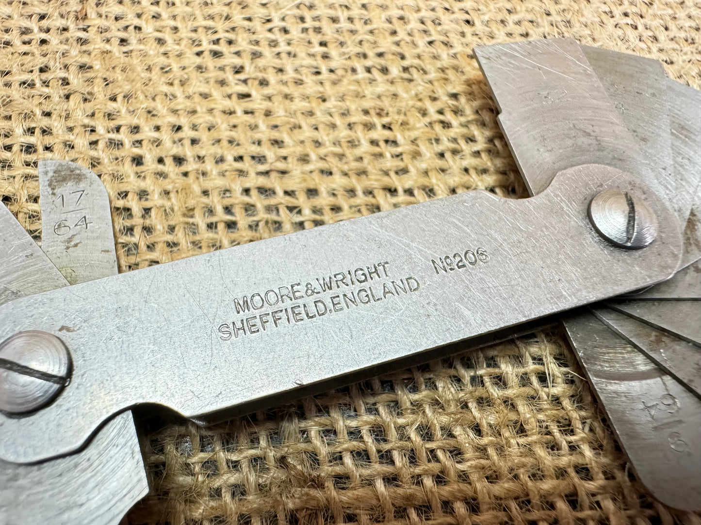 Moore and Wright No 206 Radius Gauge