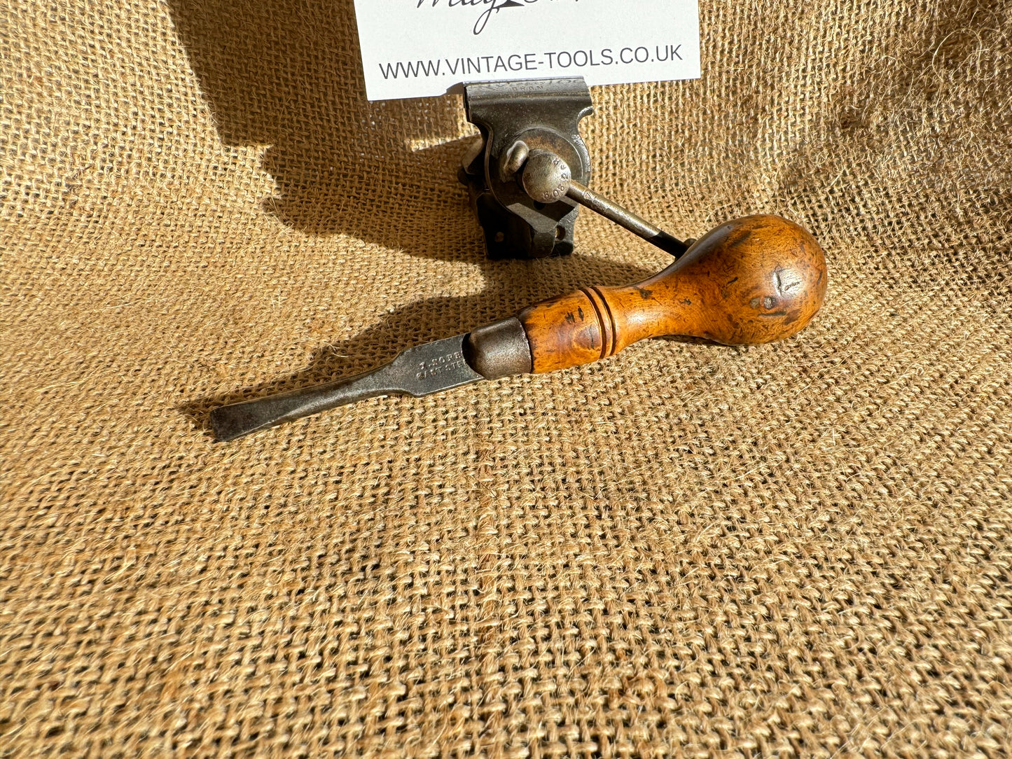 I Sorby Wallnut Handle Flathead Screwdriver